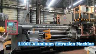 Machine à extruder de l'aluminium de 1100 T