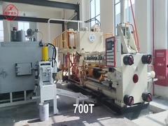 Hoogwaardige 700T aluminium extrusielijn en aluminium extruder leverancier in China